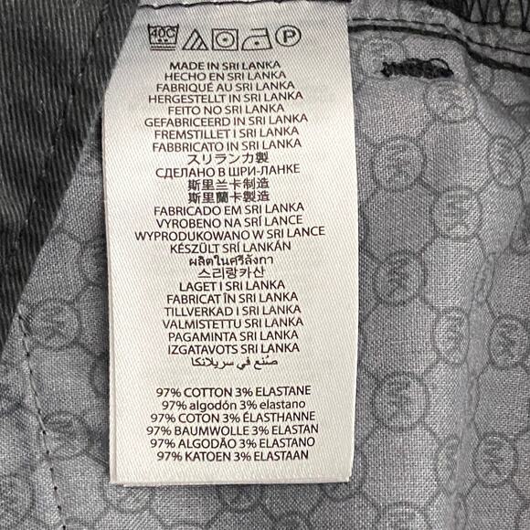 Michael Kors Men's 30x32 Parker Slim Fit Pant Stretch Solid Black NEW - Picture 9 of 11